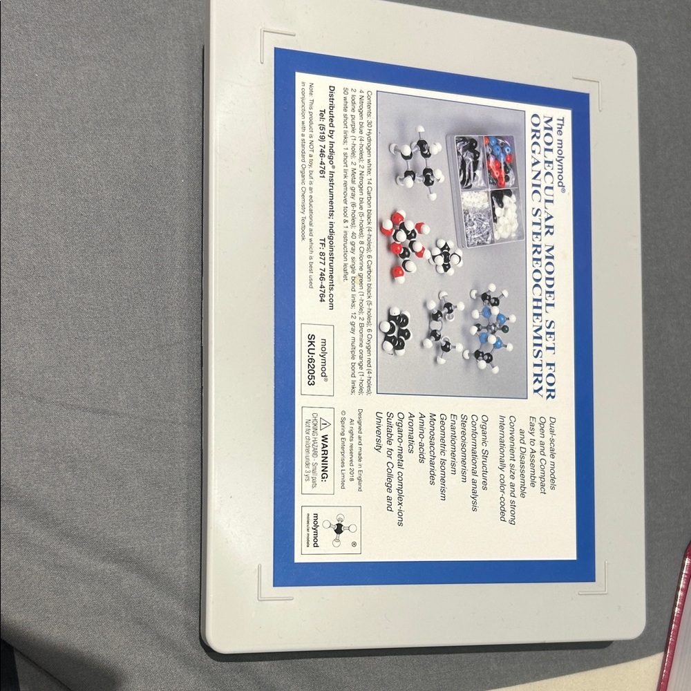 Molecular Model Set for Organic Chemistry